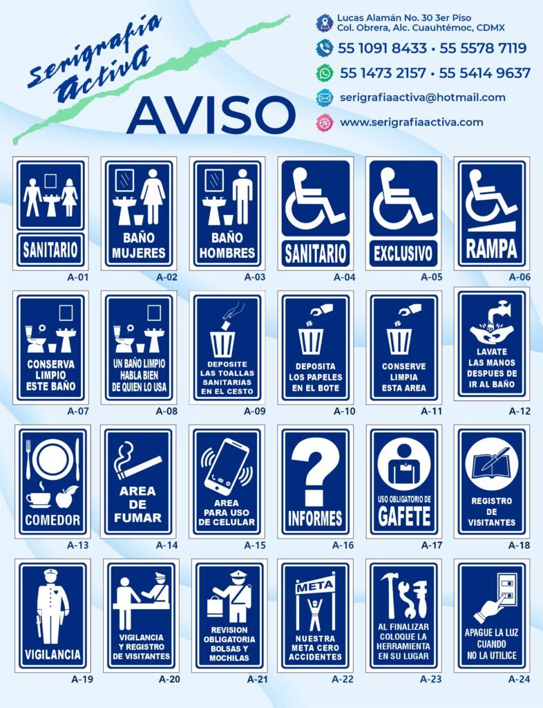 Señalamientos Aviso