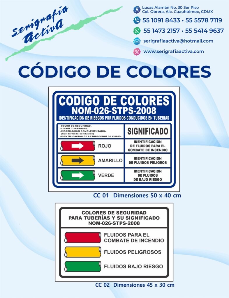Señalamientos Código de Colores