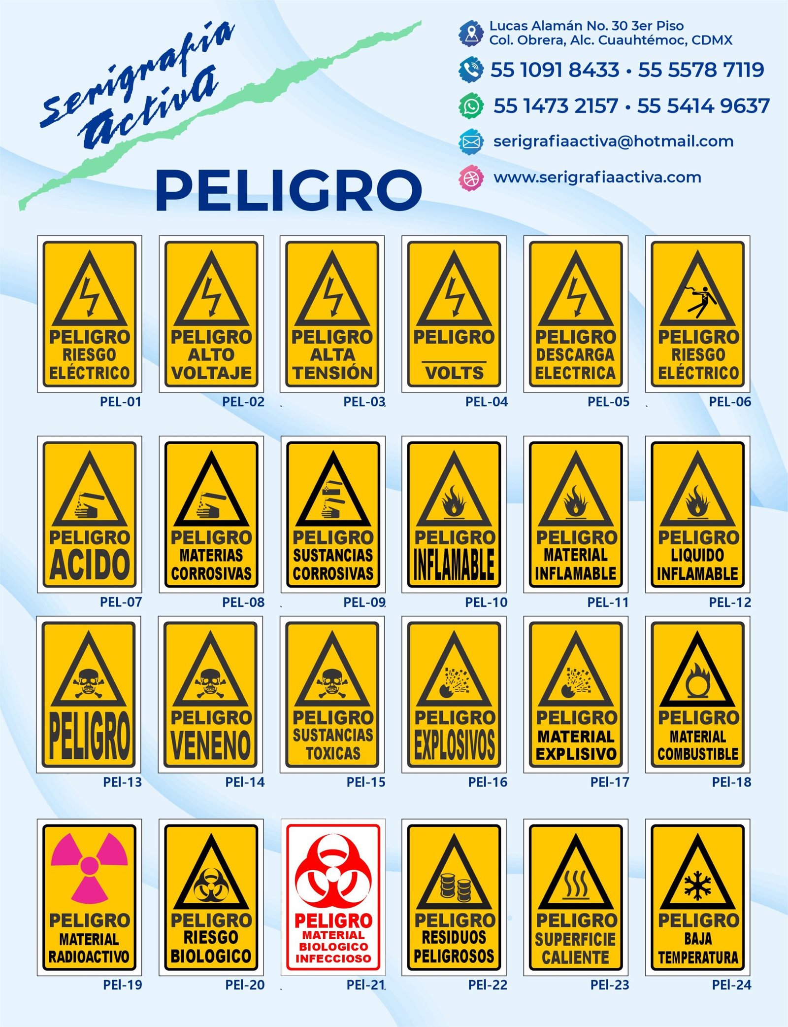 Señalamientos Peligro