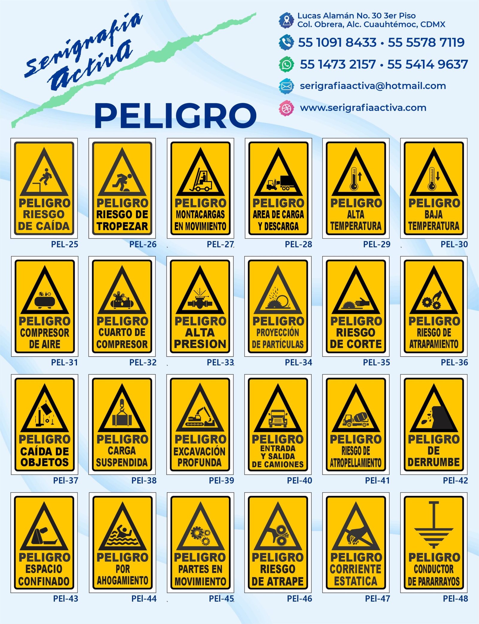 Señalamientos Peligro