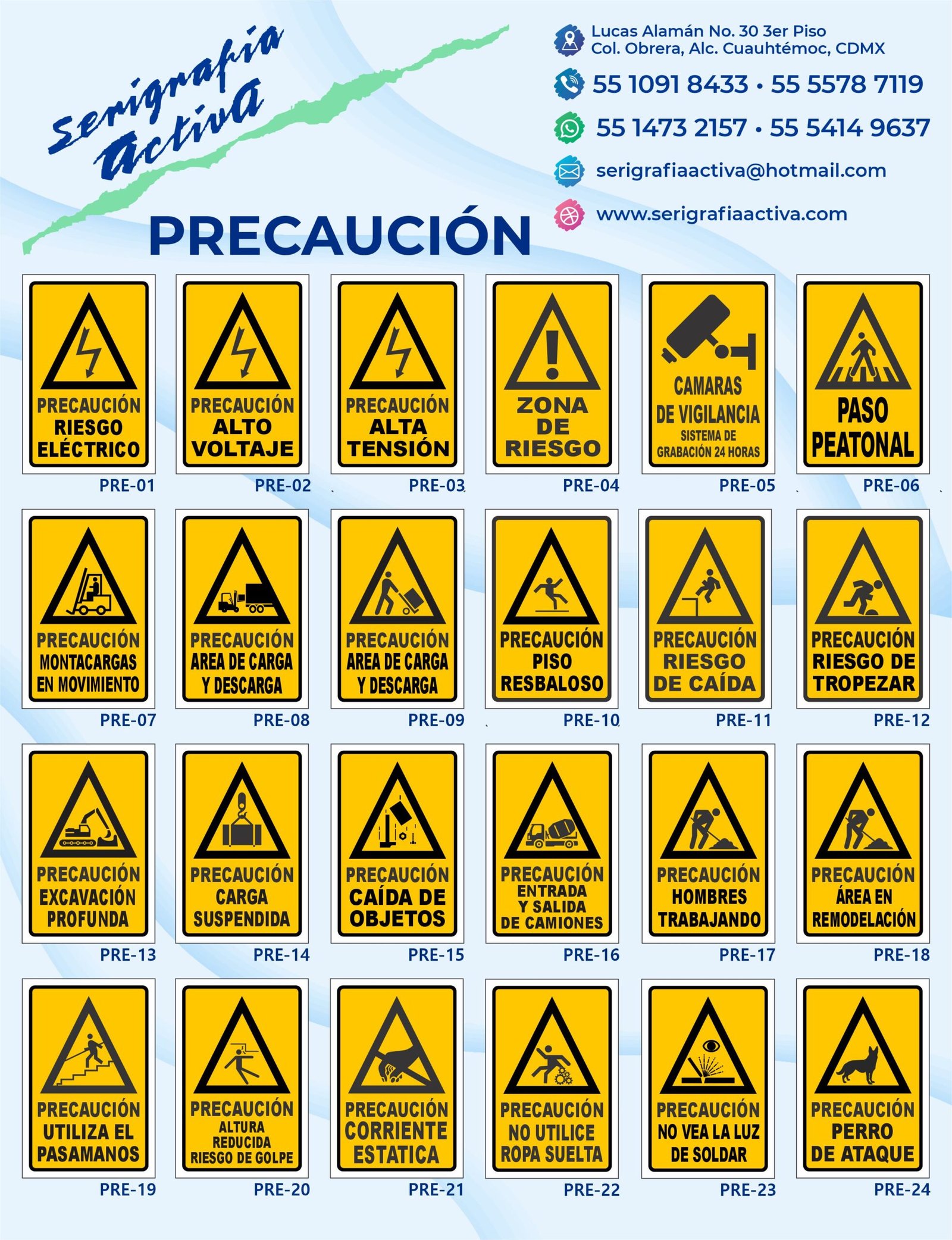 Señalamientos Precaución
