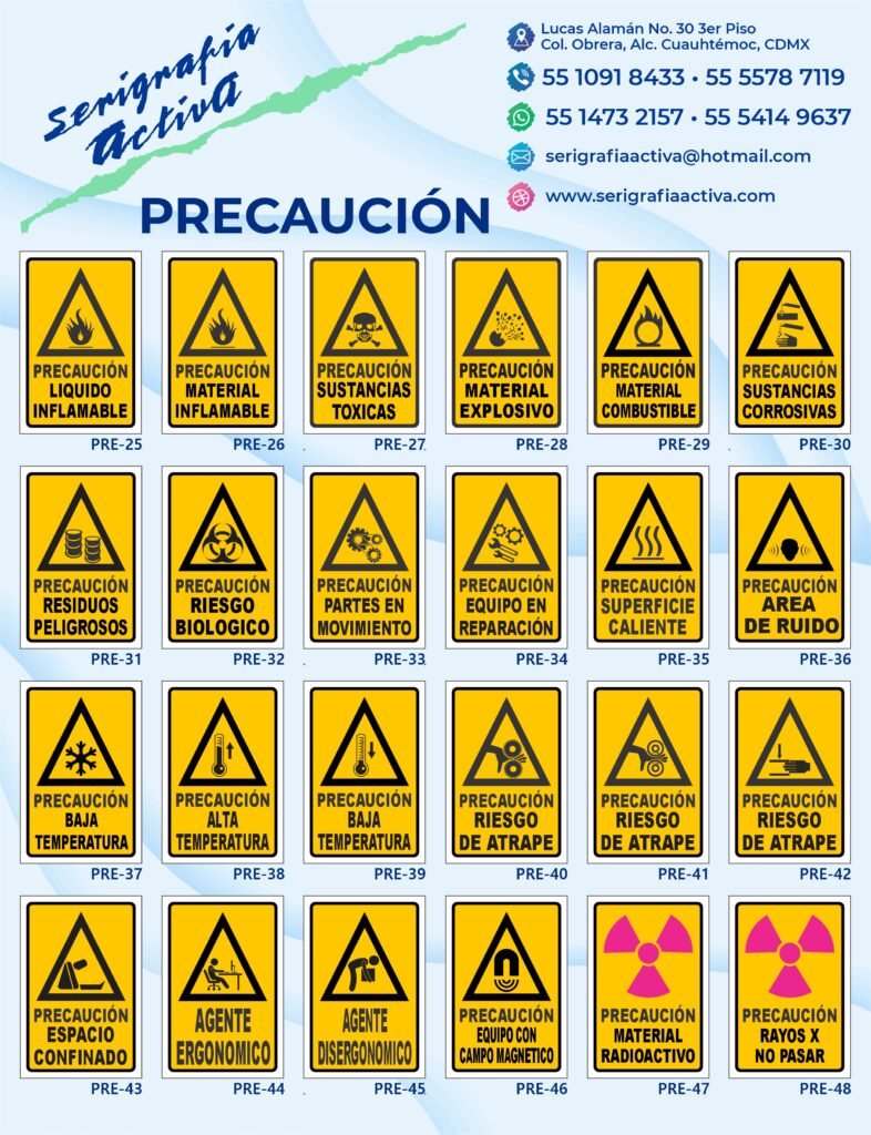 Señalamientos Precaución