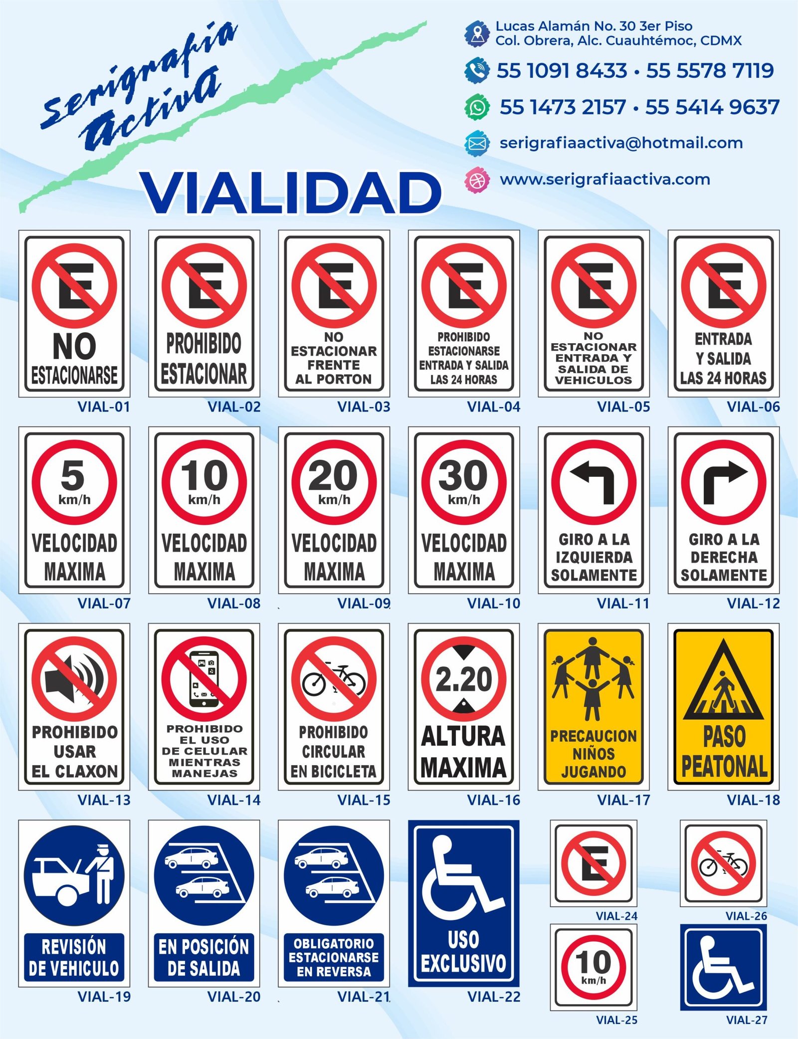 Señalamientos Vial