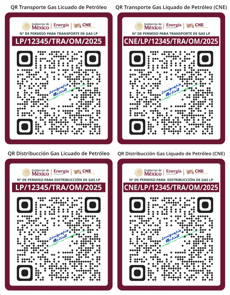 QR Transporte Gas Licuado de Petróleo